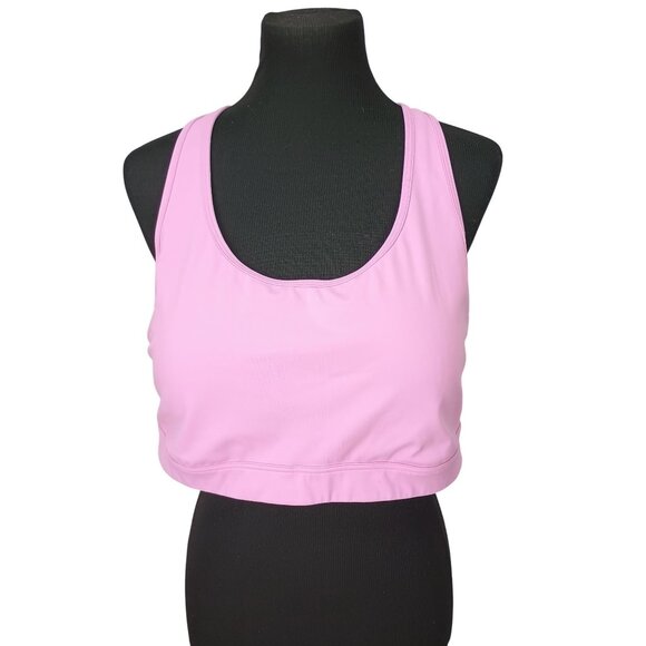 Ideology Womens Plus Size‎ 3X Pink Racerback Sports Bra Lavender - Picture 1 of 8